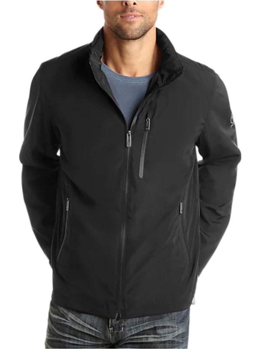 Tech by Tumi Black Zip Up Soft Shell Jacket Size M